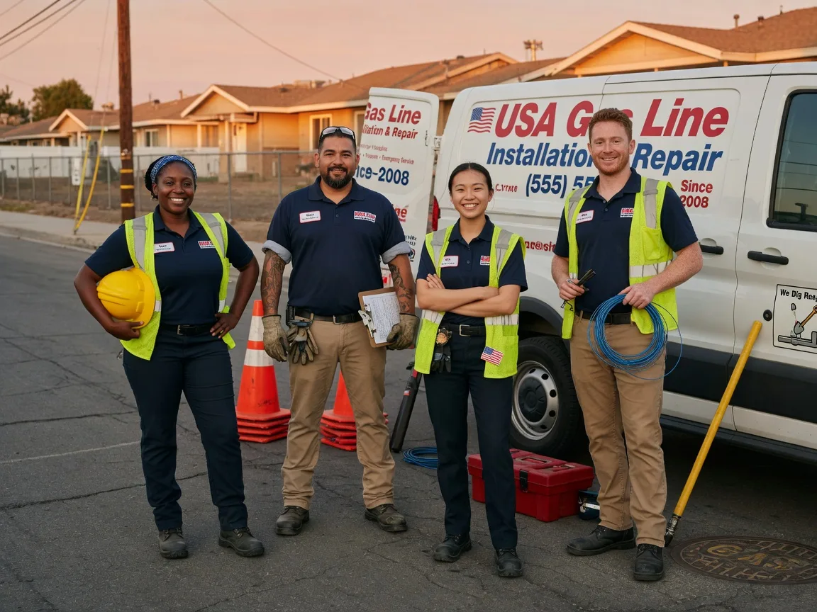 Gas Line Installation company in Holcomb, MS